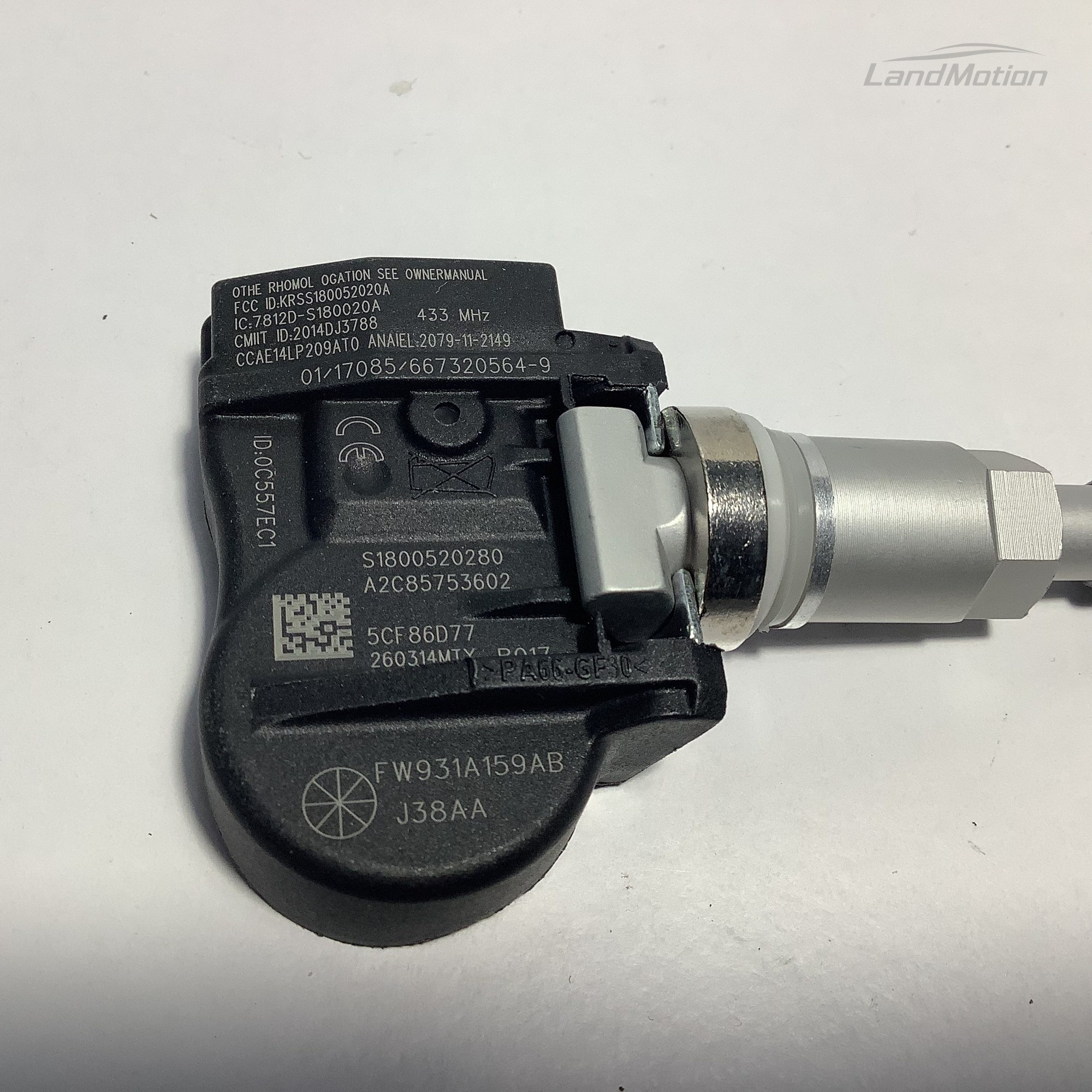 Датчик давления шин Land Rover Discovery 4 L319, C2D47173, LR066378, LR070840, fw931a159ab, FW931A189AB, GX631A189AA, S1800520280